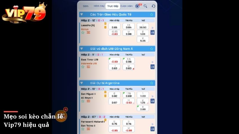Mẹo soi kèo chẵn lẻ Vip79 hiệu quả