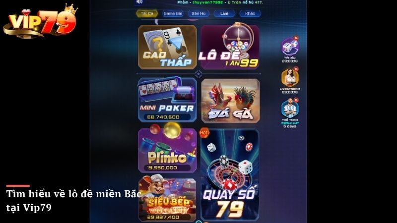 Tìm hiểu về lô đề miền Bắc tại Vip79