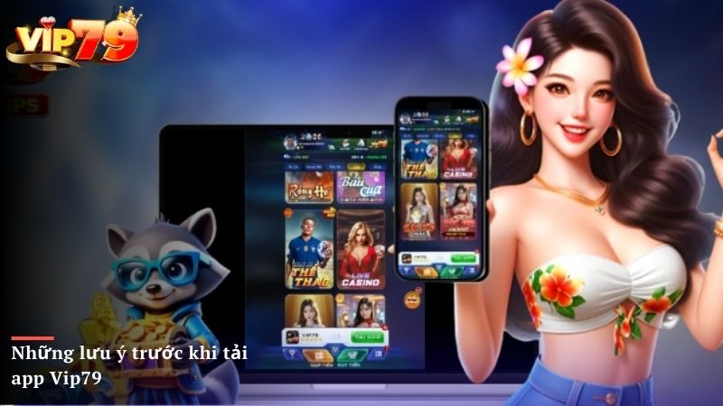Những lưu ý trước khi tải app Vip79