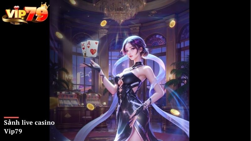 Sảnh live casino chân thực bậc nhất tại Vip79
