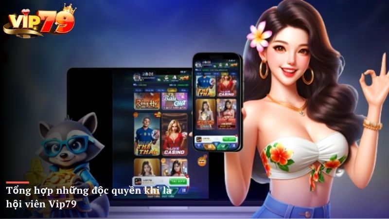 Tổng hợp những độc quyền khi là hội viên Vip79